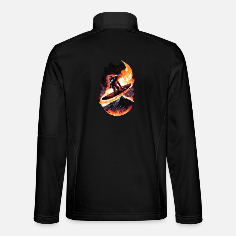 Surfender Astronaut Unisex Softshelljacke