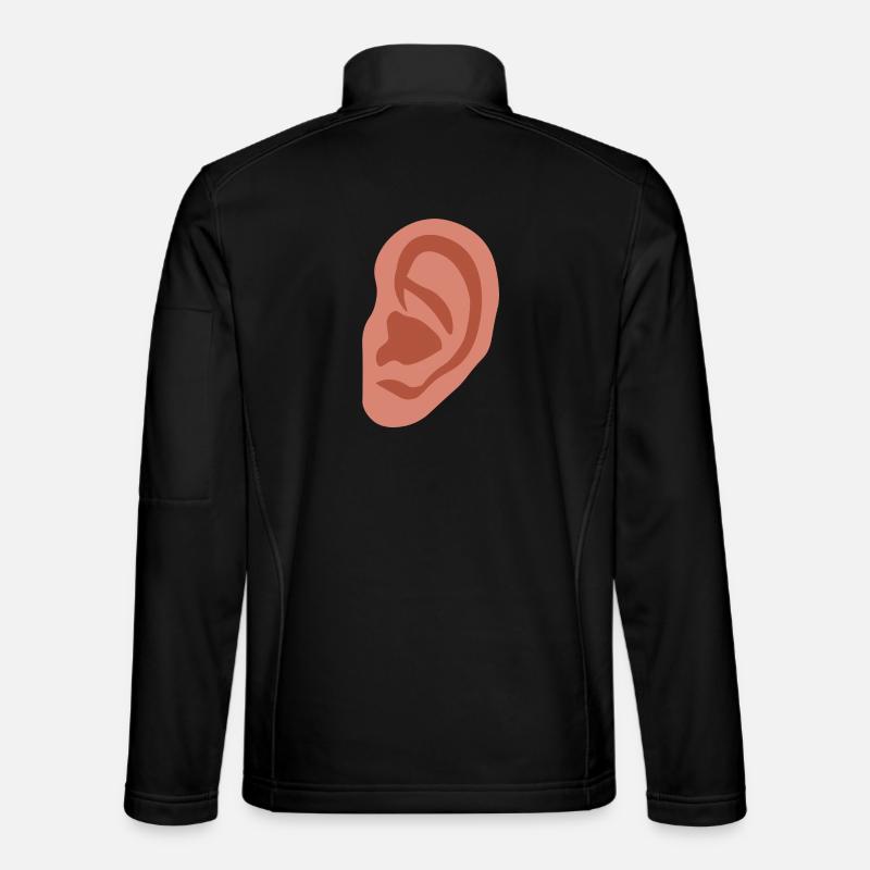 Big ear - Unisex Softshell Jacket - black