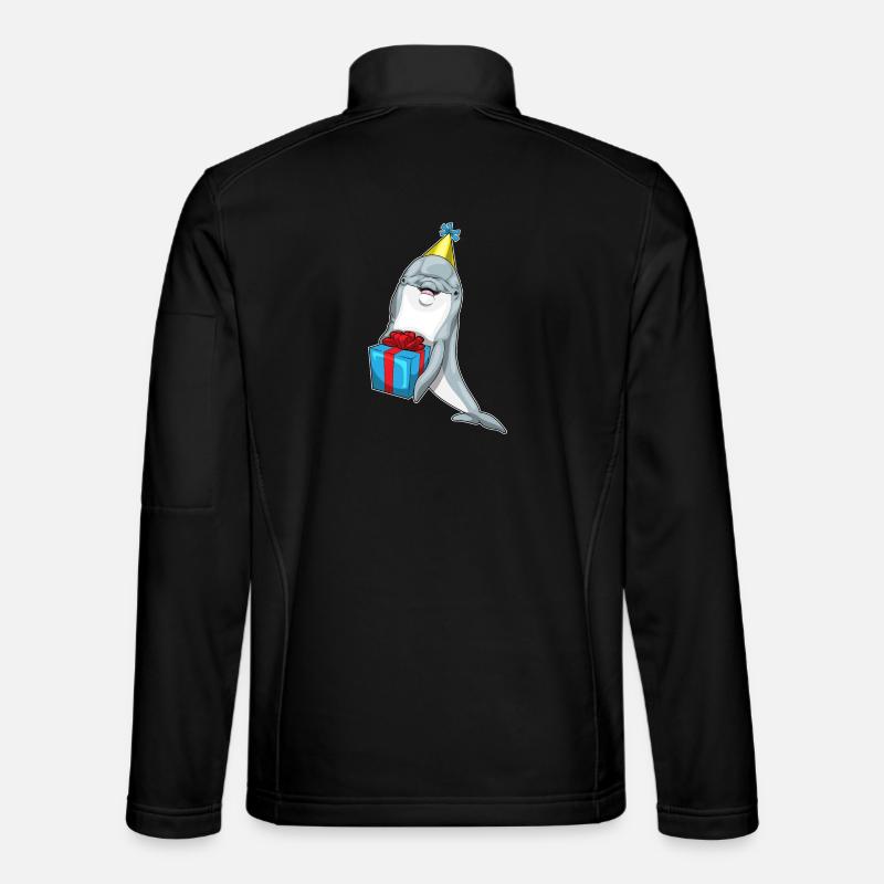 Dolphin Birthday Package Unisex Softshell Jacket