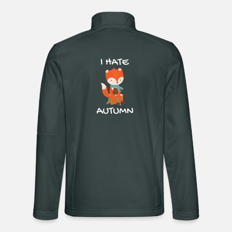 I Hate Autumn Fox Unisex Softshell Jacket