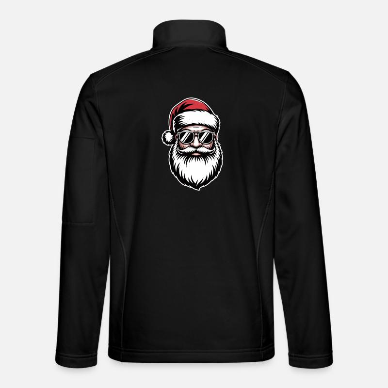 Cool Santa Claus with Sunglasses - Unisex Softshell Jacket - black