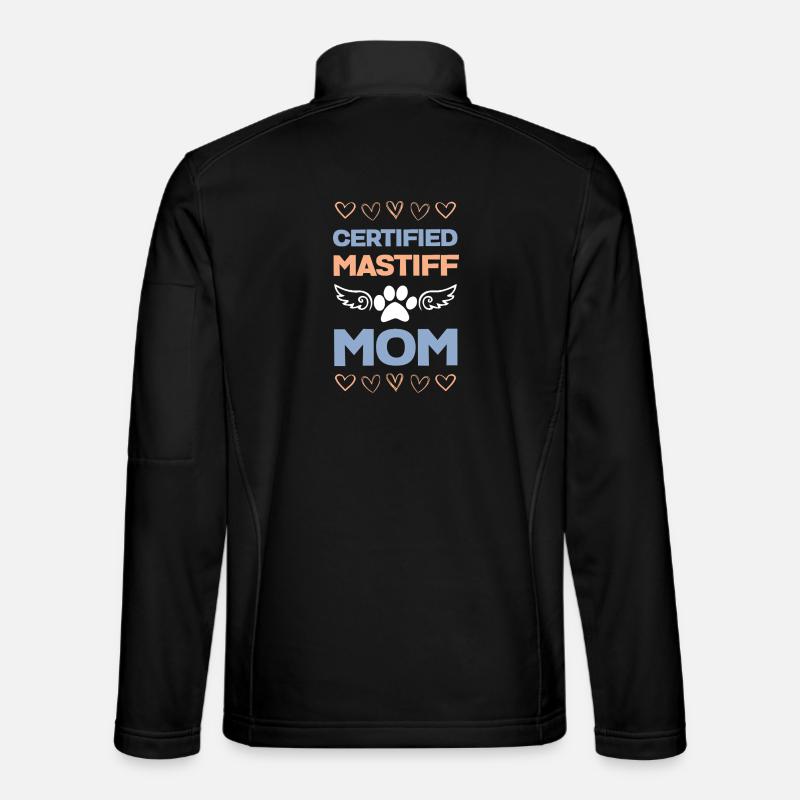 Zertifizierte Mastiff Mama - Unisex Softshelljacke - Schwarz
