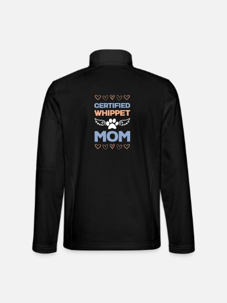 Zertifizierte Whippet Mama - Unisex Softshelljacke - Schwarz