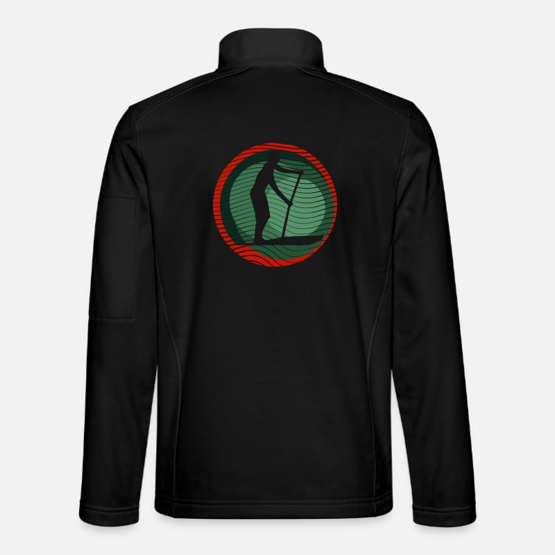 SUP - Surfing - Unisex Softshelljacke - Schwarz