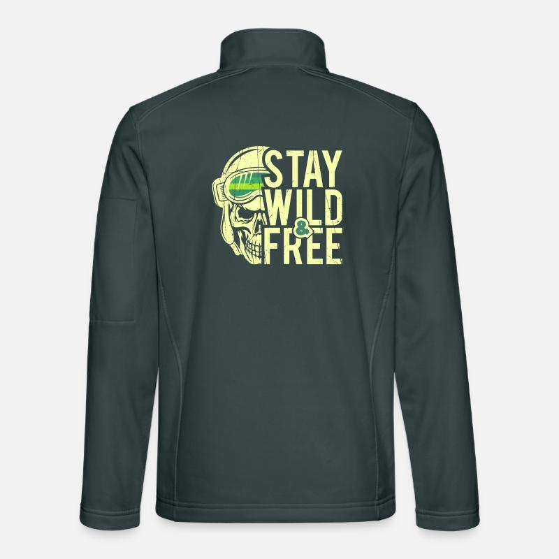 Stay Wild and Free - Design Unisex Softshell Jacket