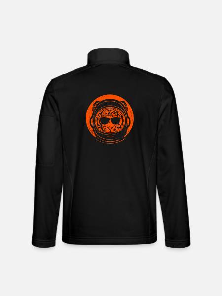 Tiger Astronaut - Unisex Softshell Jacket - black