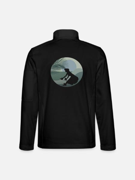 Hawaii Girl - Design - Unisex Softshell Jacket - black