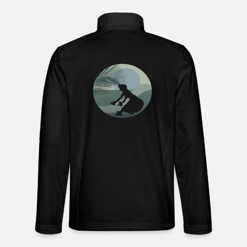 Hawaii Girl - Unisex Softshelljacke - Schwarz