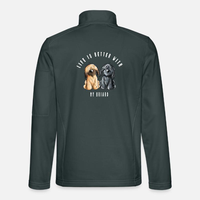 Life is Better With My Briard Unisex Softshelljacke