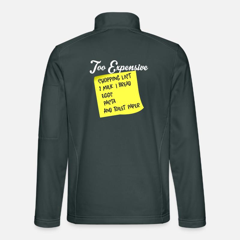 Liste de courses trop chère Veste en tissu softshell Unisexe