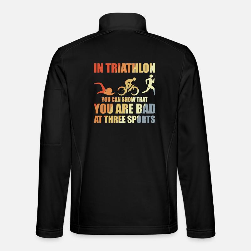 Triathlon WItz - Unisex Softshelljacke - Schwarz