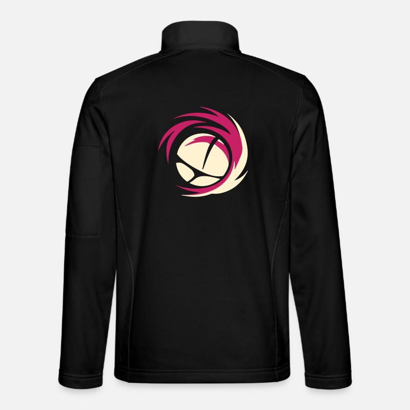 Volleyball - Unisex Softshell Jacket - black
