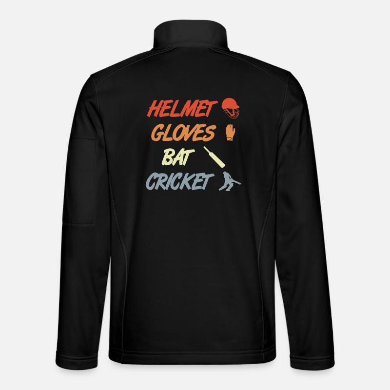 Dicton de cricket - Veste en tissu softshell Unisexe - noir