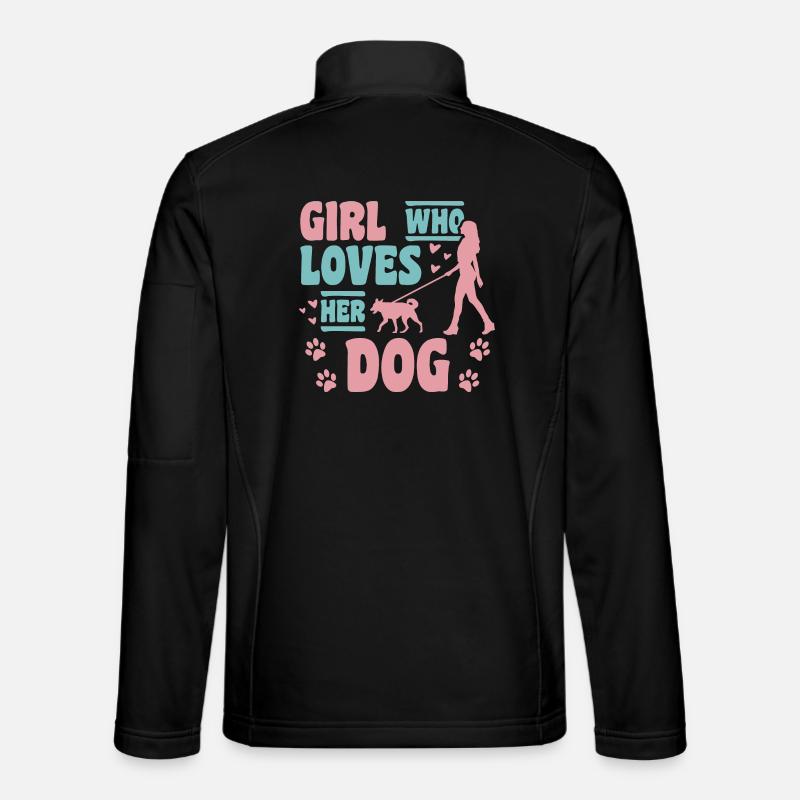 Dog lover - Unisex Softshell Jacket - black