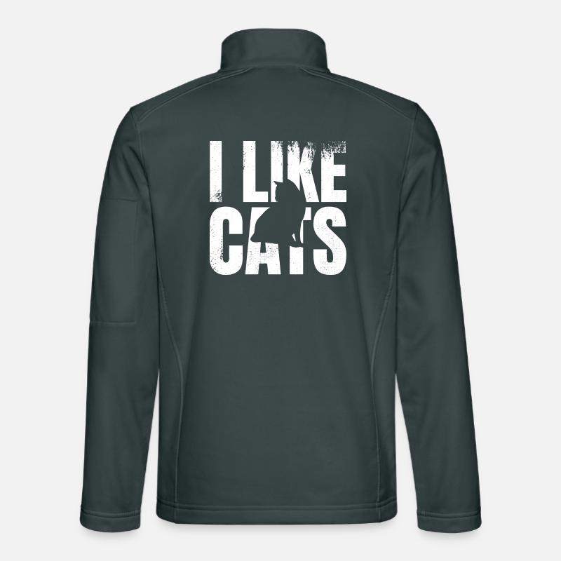 Ich mag Katzen Unisex Softshelljacke