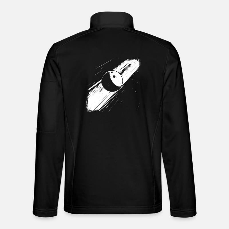 Boule de bowling - Veste en tissu softshell Unisexe - noir
