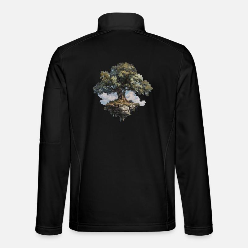 Arbre - Veste en tissu softshell Unisexe - noir