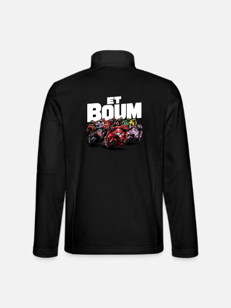ET BOUM - Veste en tissu softshell Unisexe - noir