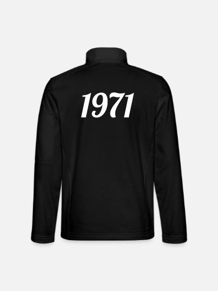 1971 - Veste en tissu softshell Unisexe - noir