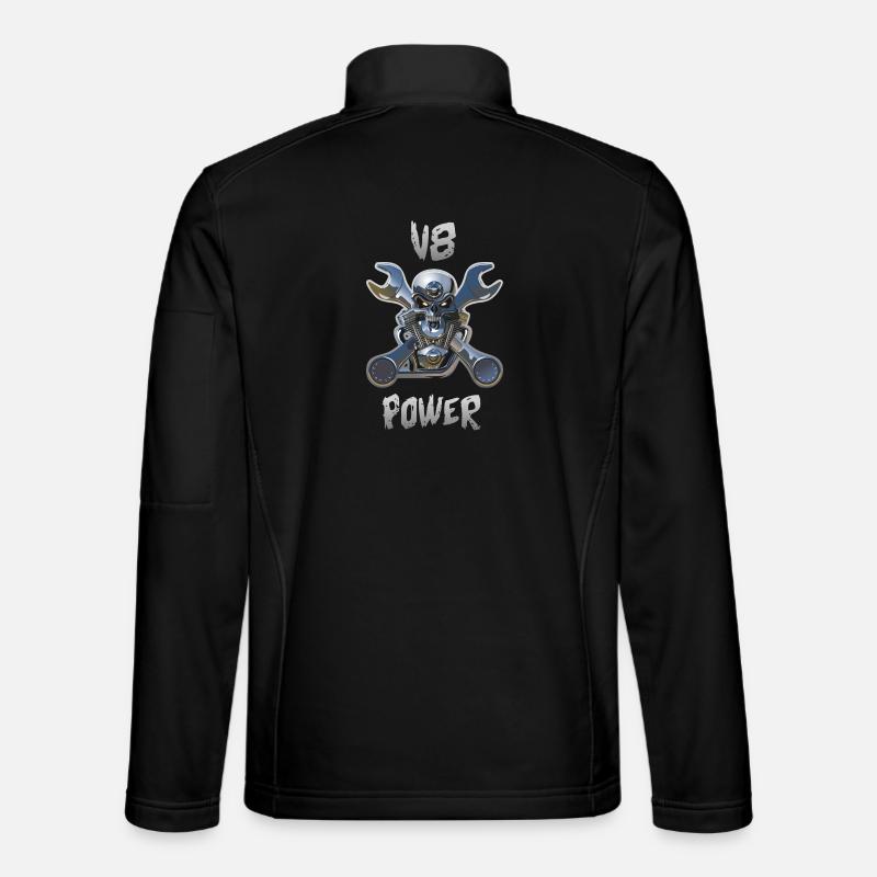 Motor V8 Power - Unisex Softshelljacke - Schwarz
