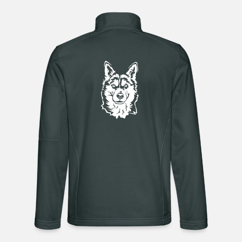 Husky Head "Black Edition" Unisex Softshell Jacket