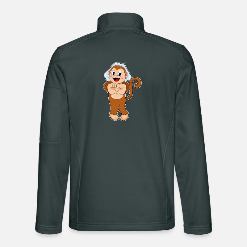 Monkey Bridal Veil Wedding Unisex Softshell Jacket