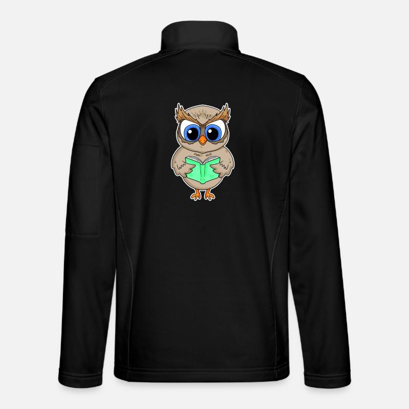 Lesen Buch Bücher Leser Geschenk - Unisex Softshelljacke - Schwarz