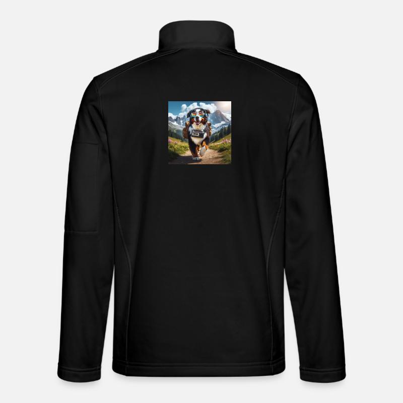 Berner Sennenhund - Unisex Softshelljacke - Schwarz