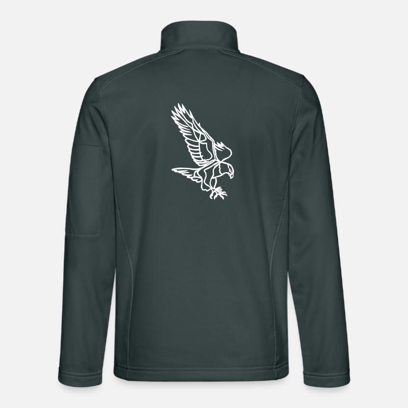 Sketch of the White Eagle Unisex Softshell Jacket