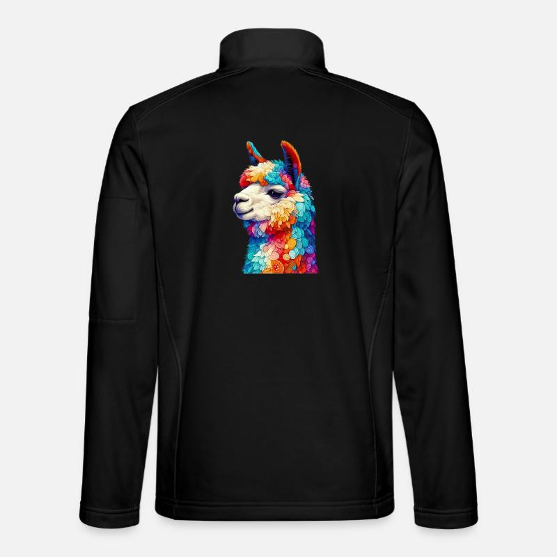 Alpaga - Veste en tissu softshell Unisexe - noir