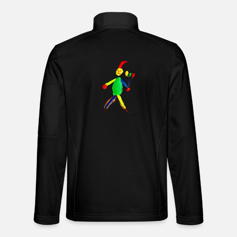 Jack saltellante - Giacca softshell unisex - nero