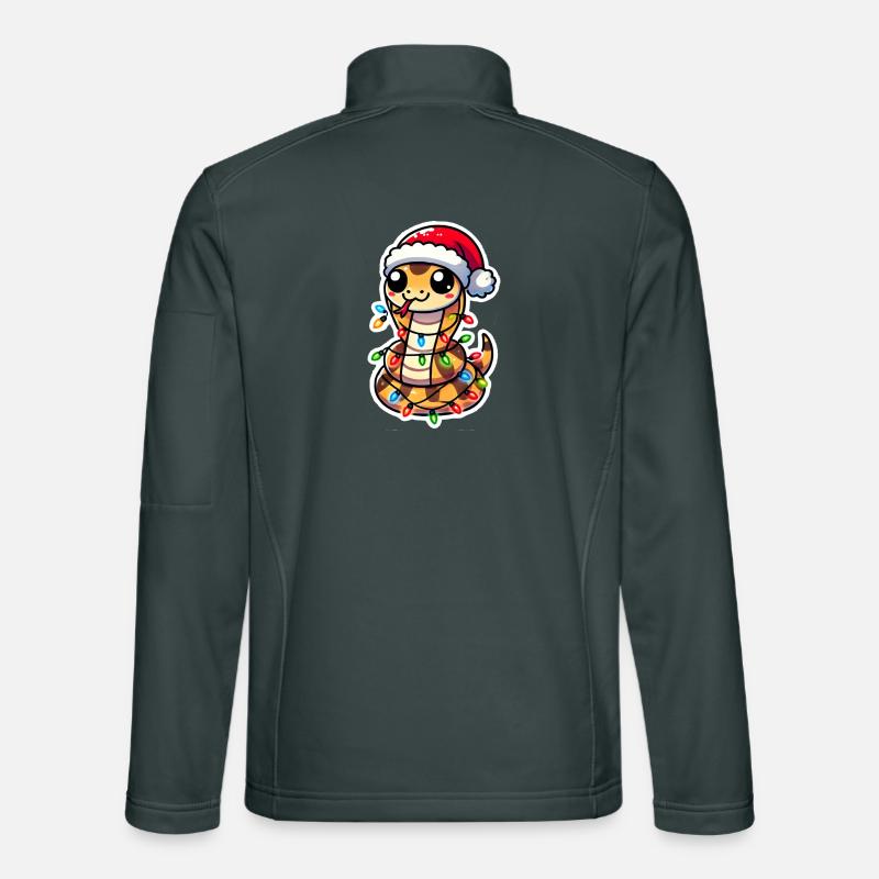 Christmas Snake Wrap Unisex Softshelljacke