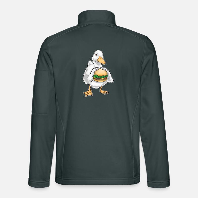 Duck Cheeseburger Unisex Softshell Jacket
