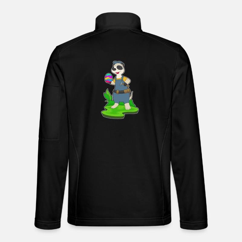 Meerkat Easter Artisan - Unisex Softshell Jacket - black