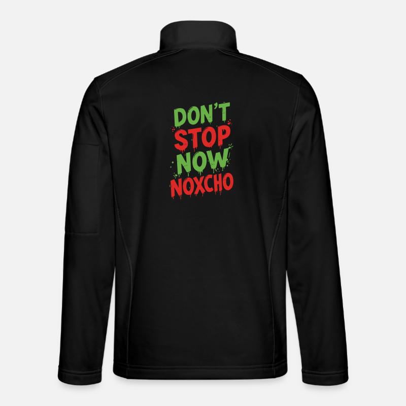 Ne t’arrête pas maintenant Noxcho - Veste en tissu softshell Unisexe - noir
