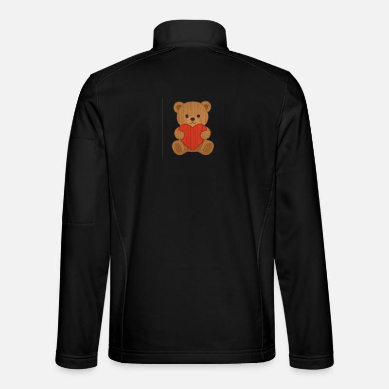 Nalle sydämellä Unisex-softshelltakki
