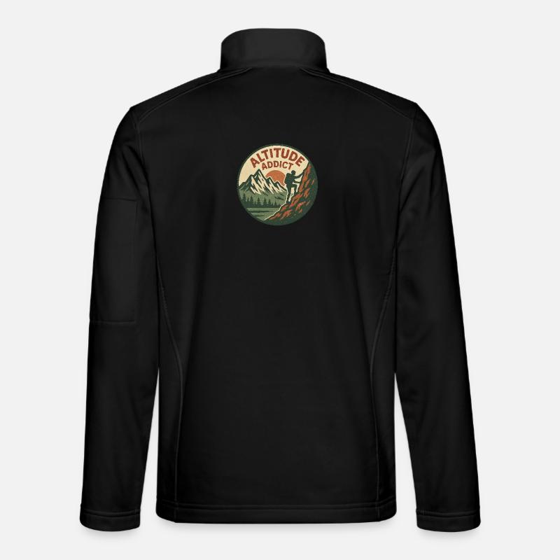 Altitude Addict - Unisex Softshelljacke - Schwarz