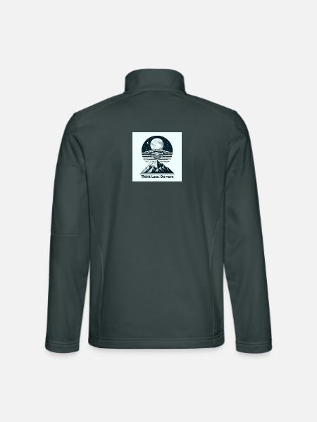 Action Mode - Unisex Softshell Jacket - mouse grey - Back
