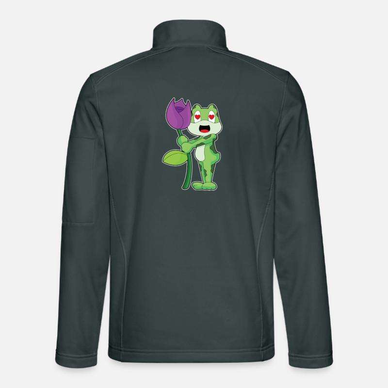 Fleur de grenouille Veste en tissu softshell Unisexe