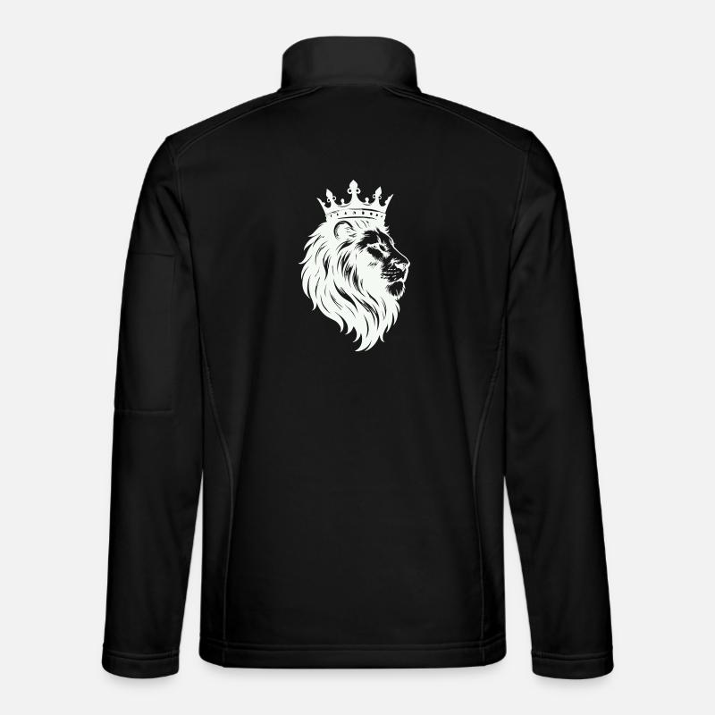 Couronne du Roi Lion - Veste en tissu softshell Unisexe - noir