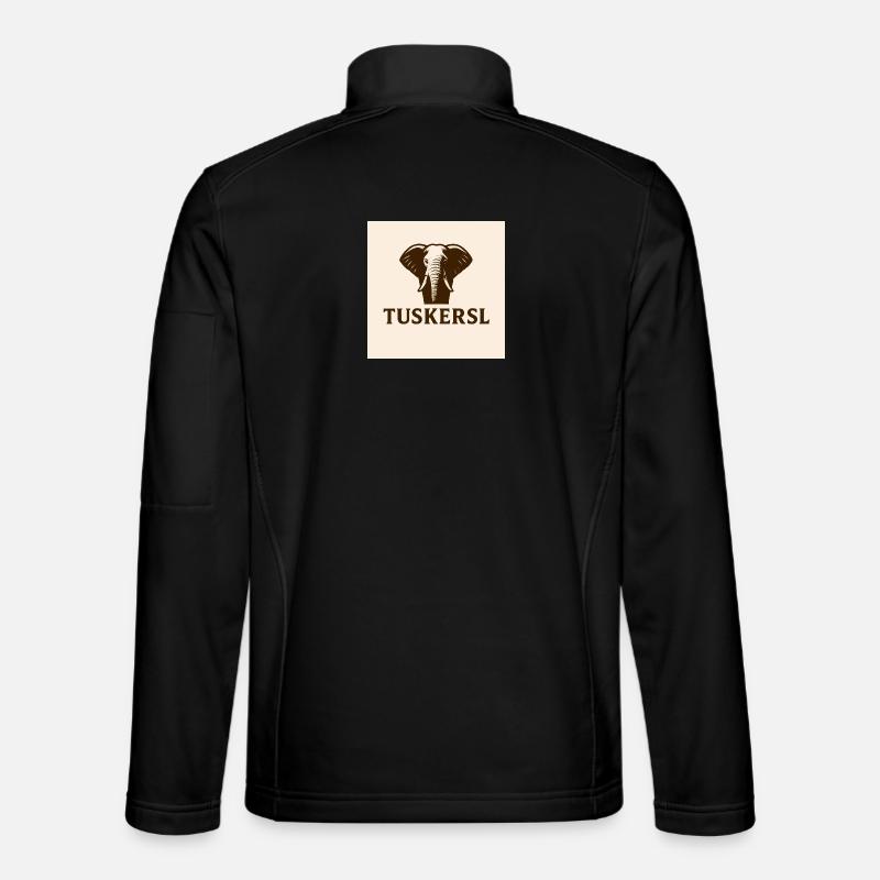 Stoßzähne - Unisex Softshelljacke - Schwarz
