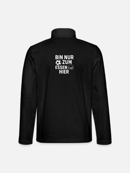 I'm only here to eat - Unisex Softshell Jacket - black