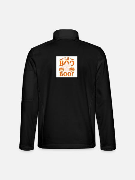 La Boo Boo Halloween Ghost - Unisex Softshell Jacket - black