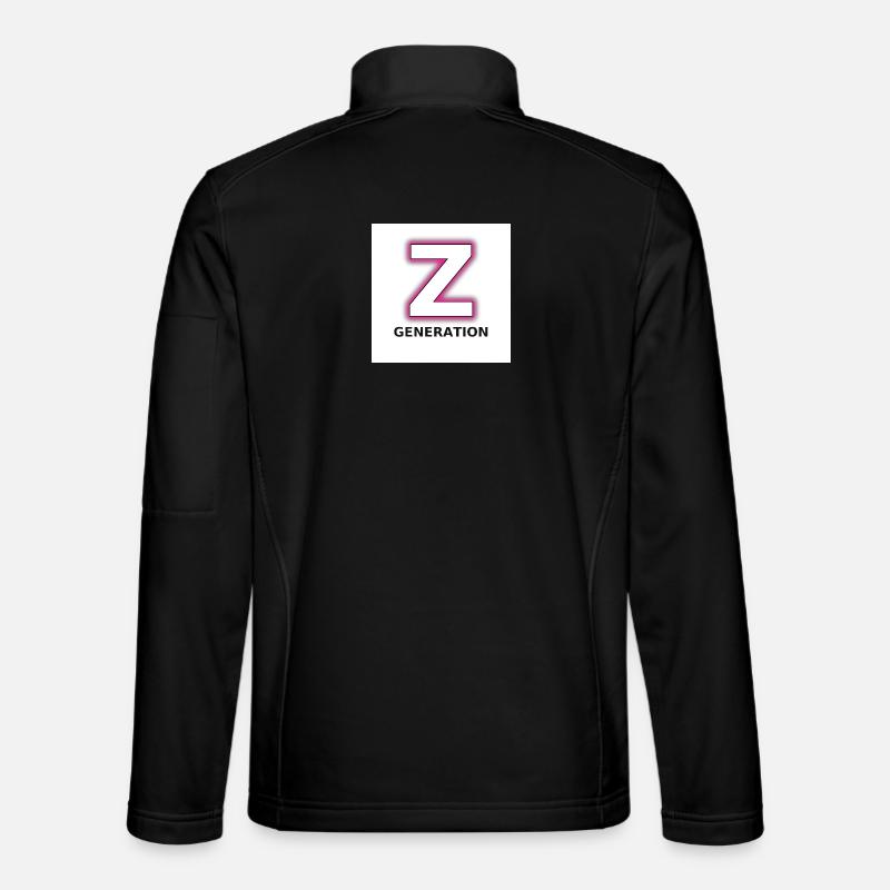 Z Generation Neon Z - Unisex Softshell Jacket - black