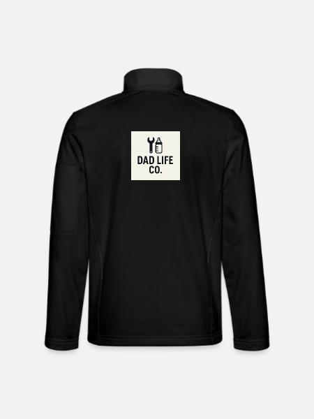 Dad Life Co Tool Bottles - Unisex Softshell Jacket - black