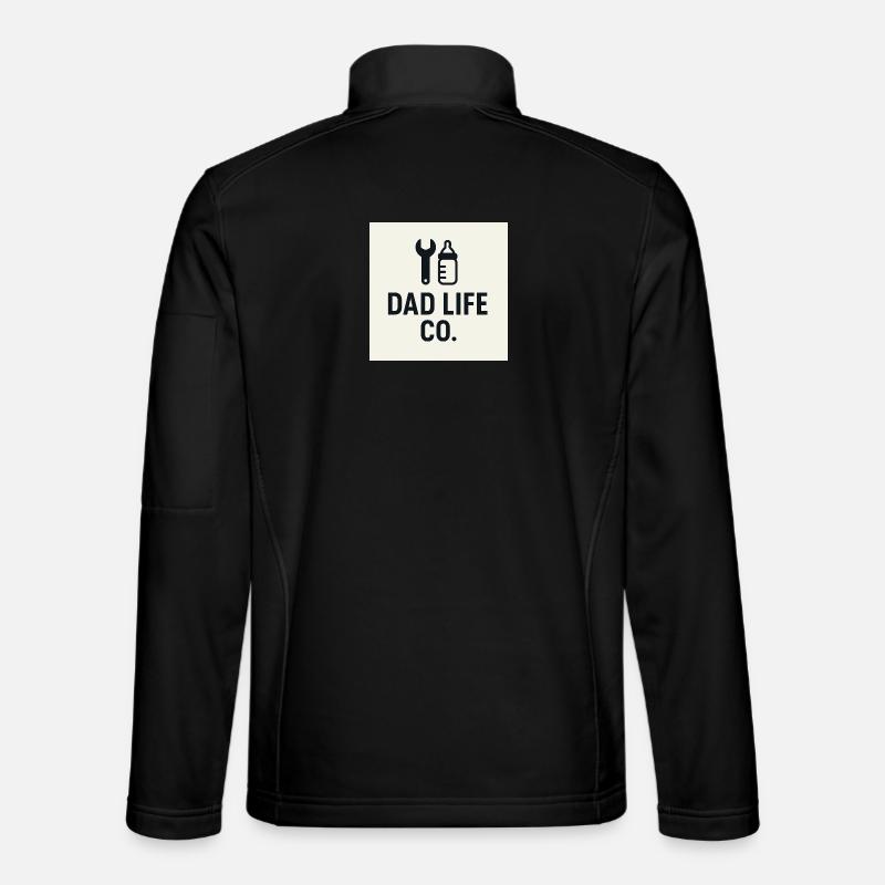 Dad Life Co Tool Bottles - Unisex Softshell Jacket - black