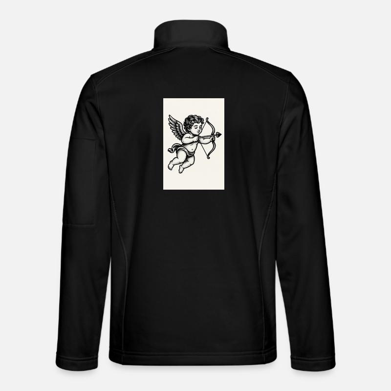 Ange - Veste en tissu softshell Unisexe - noir