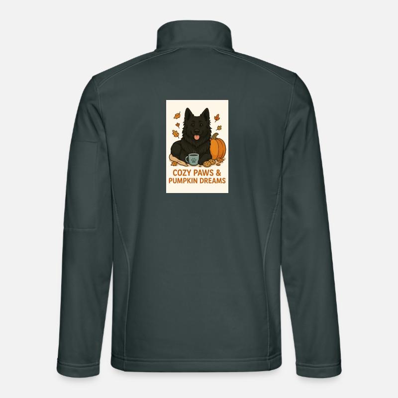 Cozy Paws and Pumpkin Dreams Unisex Softshell Jacket