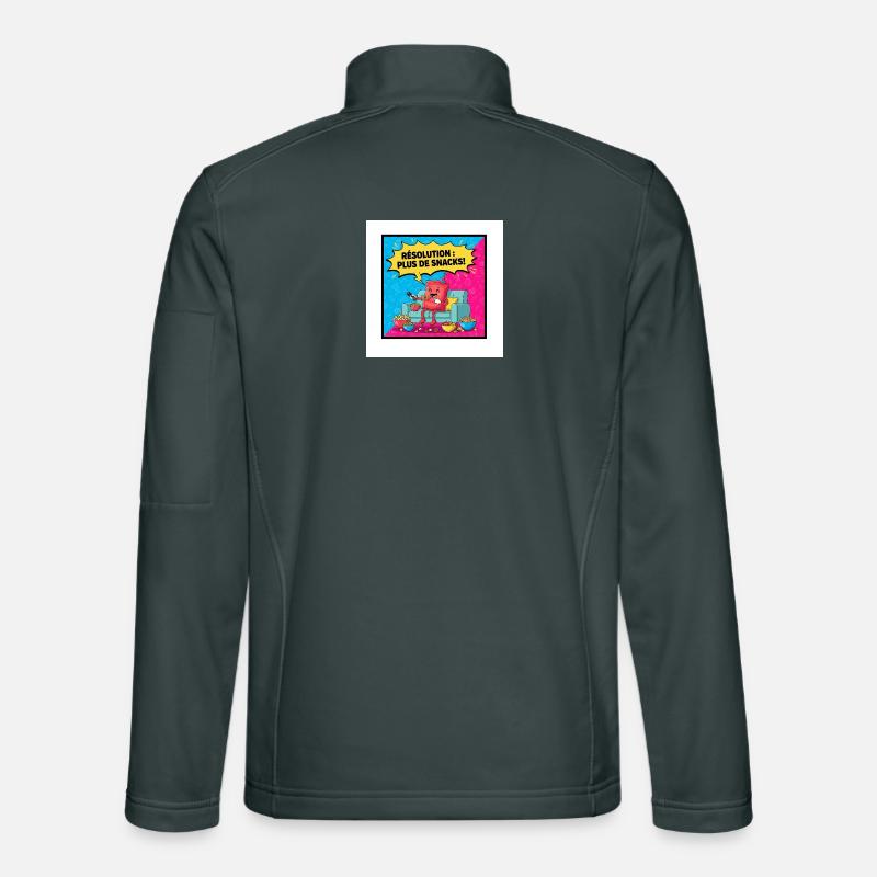Popcorn Drawing Snack Party Unisex Softshell Jacket