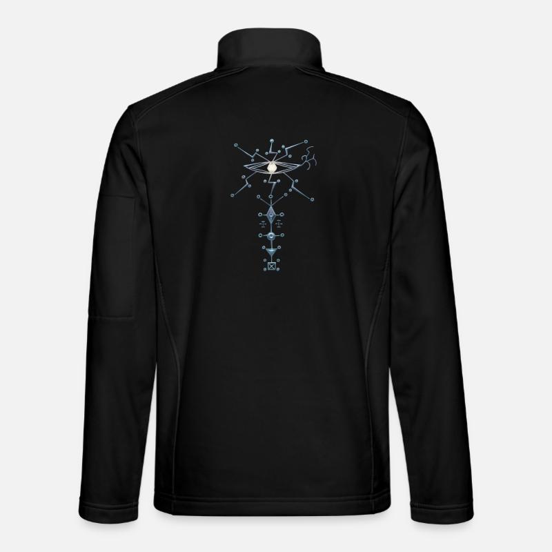 Mystical Eye sigil. Unisex Softshell Jacket